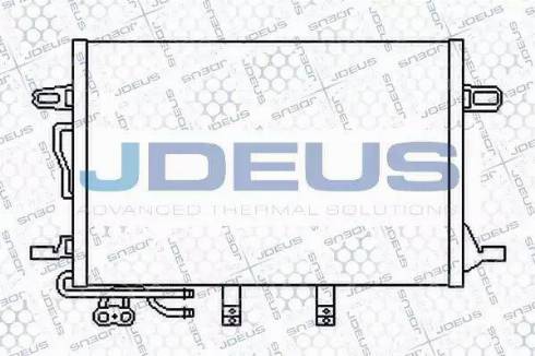 Jdeus 717M47 - Condenser, air conditioning car-mod.net