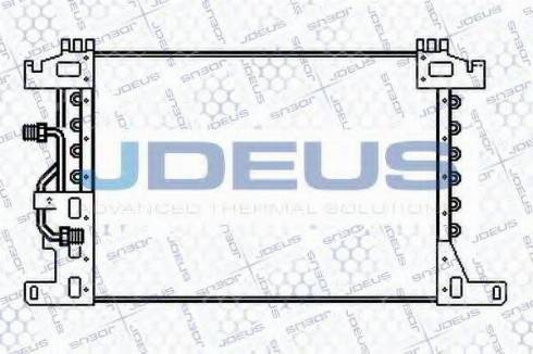Jdeus 717M16 - Condenser, air conditioning car-mod.net