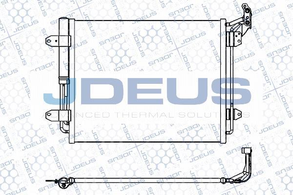 Jdeus 730M53 - Condenser, air conditioning car-mod.net