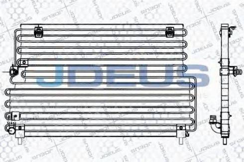Jdeus 731M05 - Condenser, air conditioning car-mod.net