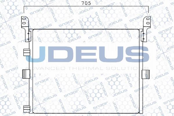 Jdeus 723M17A - Condenser, air conditioning car-mod.net