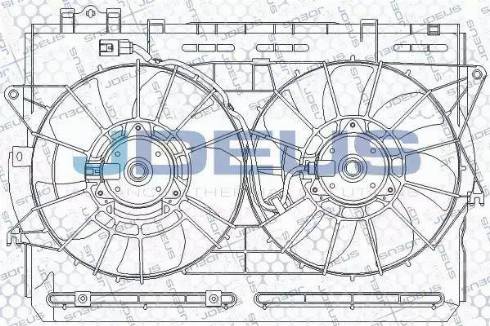 Jdeus EV5280110 - Fan, radiator car-mod.net