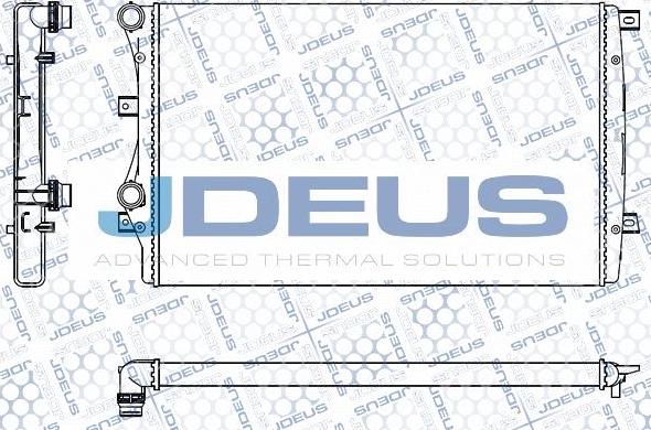 Jdeus M-0010301 - Radiator, engine cooling car-mod.net