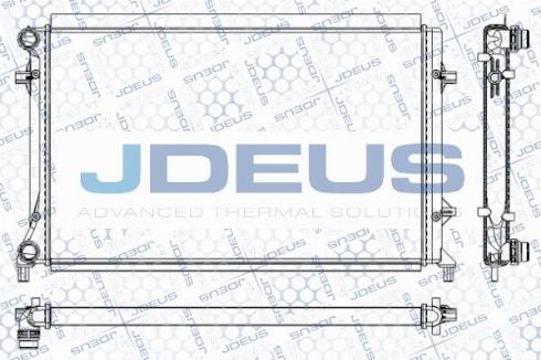 Jdeus M-0010311 - Radiator, engine cooling car-mod.net