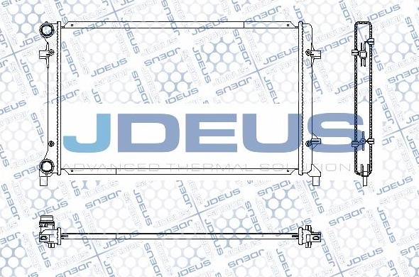 Jdeus M-0010330 - Radiator, engine cooling car-mod.net