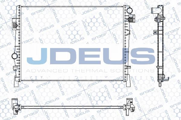 Jdeus M-0111520 - Radiator, engine cooling car-mod.net