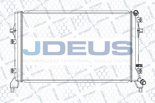 Jdeus M-0300530 - Radiator, engine cooling car-mod.net