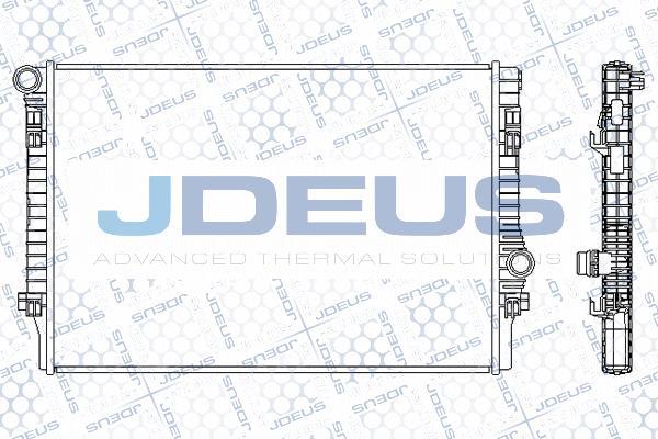 Jdeus M-0300190 - Radiator, engine cooling car-mod.net