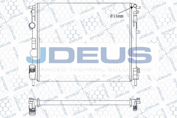 Jdeus M-0230660 - Radiator, engine cooling car-mod.net