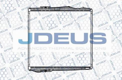 Jdeus M-1410060 - Radiator, engine cooling car-mod.net
