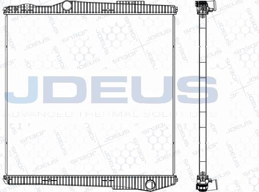 Jdeus M-141006B - Radiator, engine cooling car-mod.net