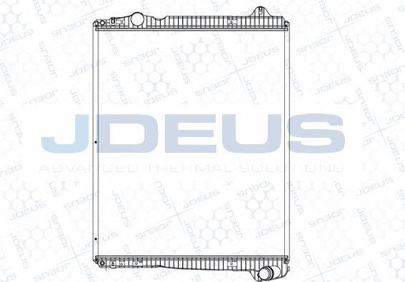 Jdeus M-1410080 - Radiator, engine cooling car-mod.net