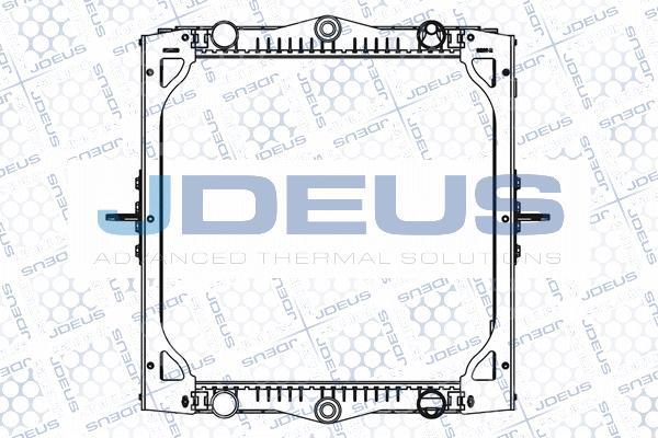 Jdeus M-1080090 - Radiator, engine cooling car-mod.net
