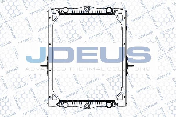 Jdeus M-1080080 - Radiator, engine cooling car-mod.net