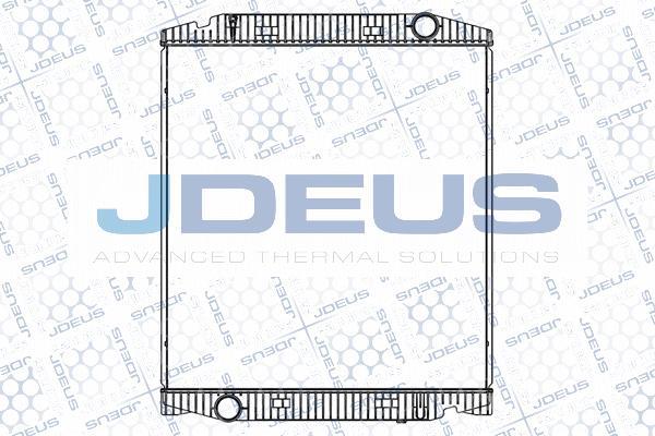 Jdeus M-1140130 - Radiator, engine cooling car-mod.net