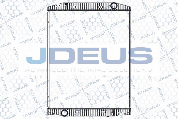 Jdeus M-1140120 - Radiator, engine cooling car-mod.net