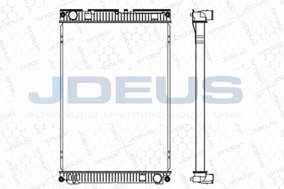 Jdeus M-1150160 - Radiator, engine cooling car-mod.net