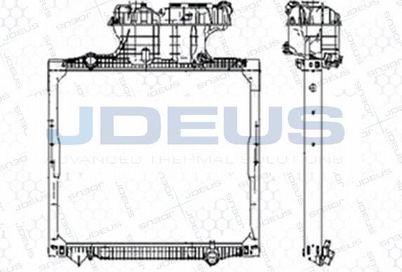 Jdeus M-1150120 - Radiator, engine cooling car-mod.net