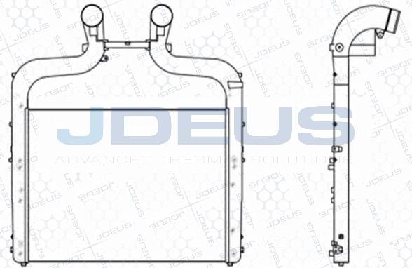 Jdeus M-808012A - Intercooler, charger car-mod.net