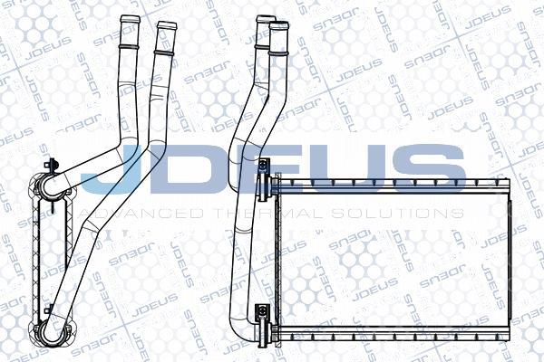 Jdeus M-2420220 - Heat Exchanger, interior heating car-mod.net