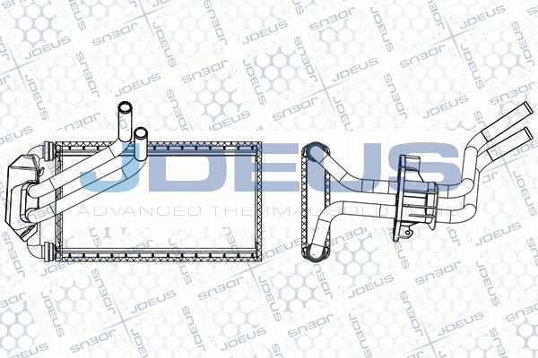 Jdeus M-2570060 - Heat Exchanger, interior heating car-mod.net