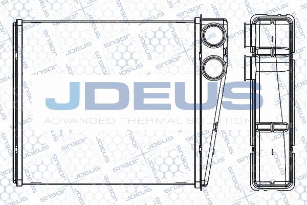 Jdeus M-201003A - Heat Exchanger, interior heating car-mod.net