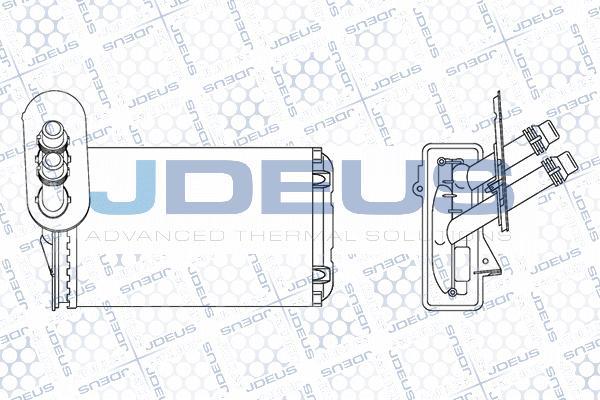 Jdeus M-2010190 - Heat Exchanger, interior heating car-mod.net