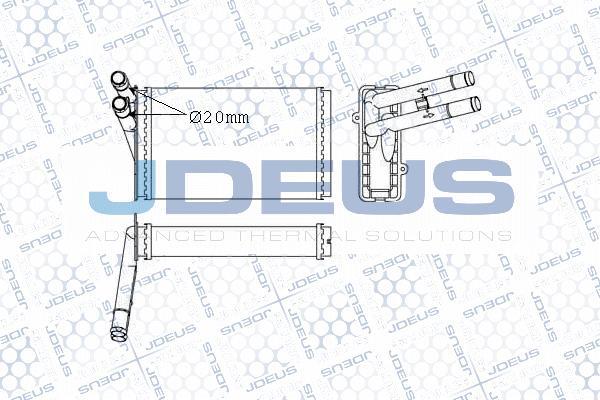 Jdeus M-2010160 - Heat Exchanger, interior heating car-mod.net