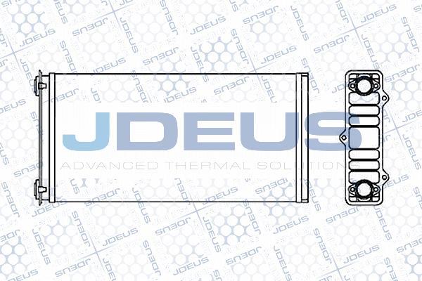 Jdeus M-2080010 - Heat Exchanger, interior heating car-mod.net