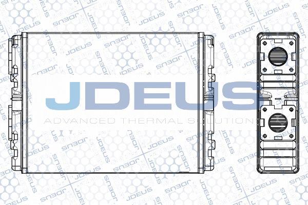 Jdeus M-2190820 - Heat Exchanger, interior heating car-mod.net