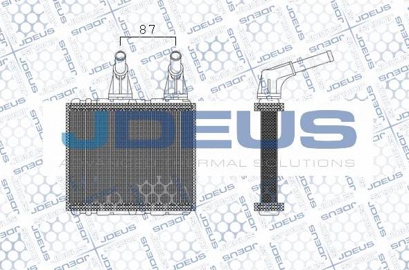 Jdeus M-2190310 - Heat Exchanger, interior heating car-mod.net