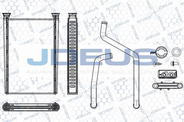 Jdeus M-2171300 - Heat Exchanger, interior heating car-mod.net