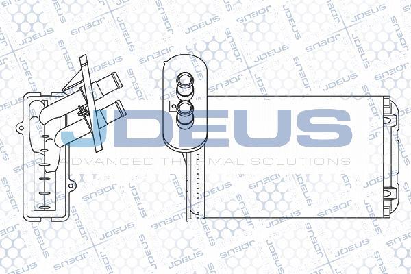 Jdeus M-2300030 - Heat Exchanger, interior heating car-mod.net