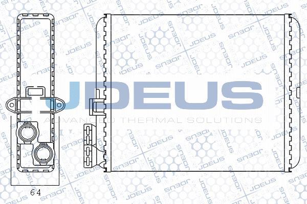 Jdeus M-231053A - Heat Exchanger, interior heating car-mod.net