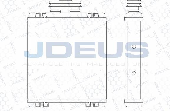 Jdeus M-2250140 - Heat Exchanger, interior heating car-mod.net