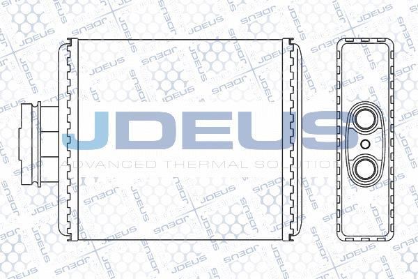 Jdeus M-225013A - Heat Exchanger, interior heating car-mod.net