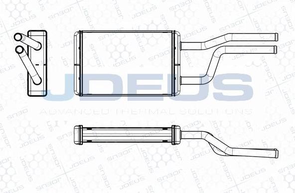 Jdeus M-2280330 - Heat Exchanger, interior heating car-mod.net