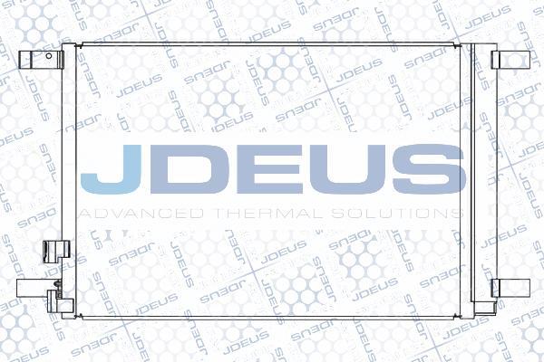 Jdeus M-7010660 - Condenser, air conditioning car-mod.net