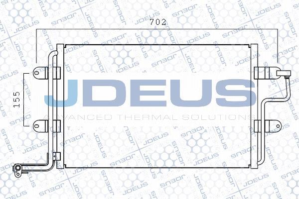 Jdeus M-7010190 - Condenser, air conditioning car-mod.net