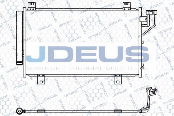 Jdeus M-7160400 - Condenser, air conditioning car-mod.net