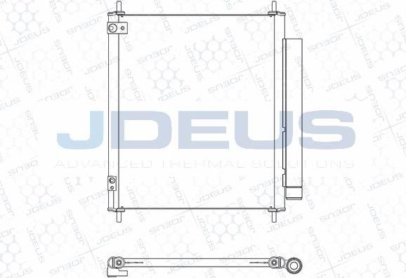 Jdeus M-7180720 - Condenser, air conditioning car-mod.net