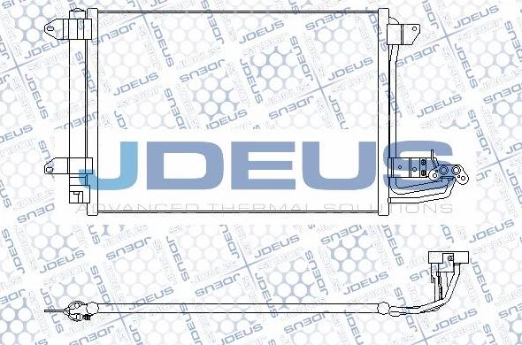 Jdeus M-7300480 - Condenser, air conditioning car-mod.net