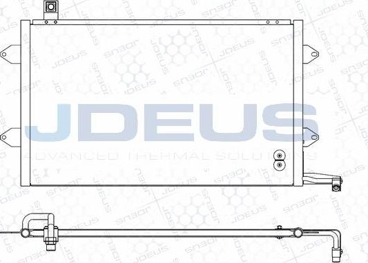 Jdeus M-7300360 - Condenser, air conditioning car-mod.net