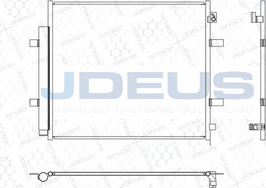 Jdeus M-7300770 - Condenser, air conditioning car-mod.net