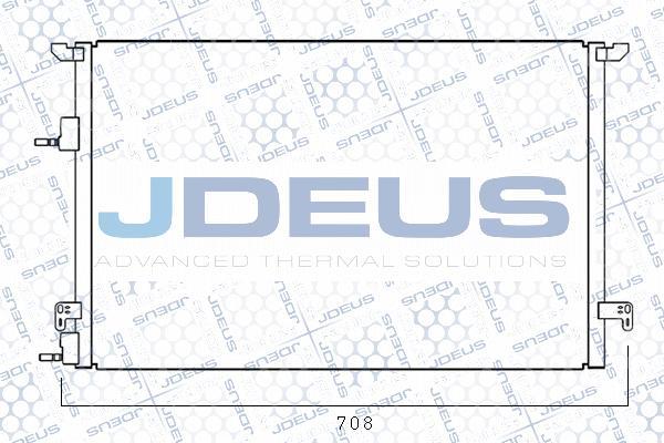Jdeus M-7240090 - Condenser, air conditioning car-mod.net
