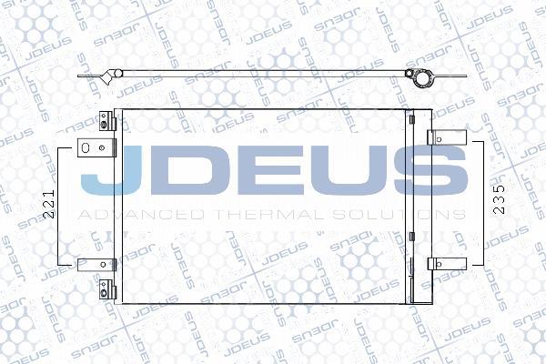 Jdeus M-7210460 - Condenser, air conditioning car-mod.net