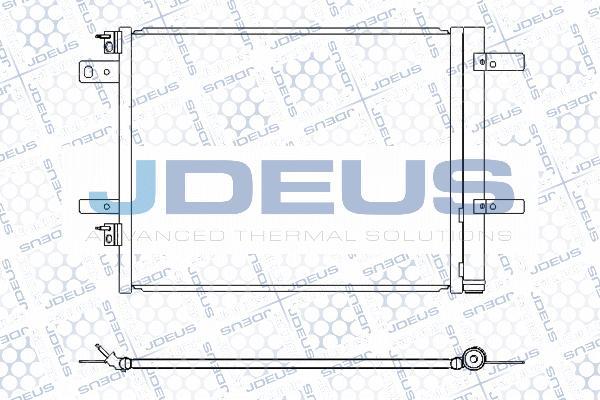 Jdeus M-7210590 - Condenser, air conditioning car-mod.net