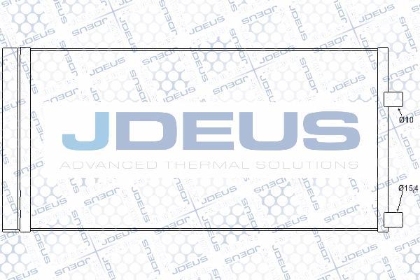 Jdeus M-7231030 - Condenser, air conditioning car-mod.net
