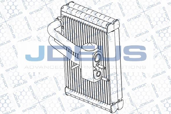 Jdeus RA9070060 - Evaporator, air conditioning car-mod.net