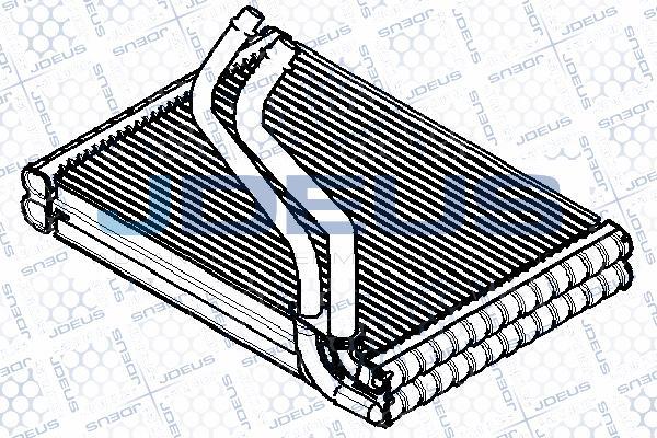Jdeus RA9111150 - Evaporator, air conditioning car-mod.net